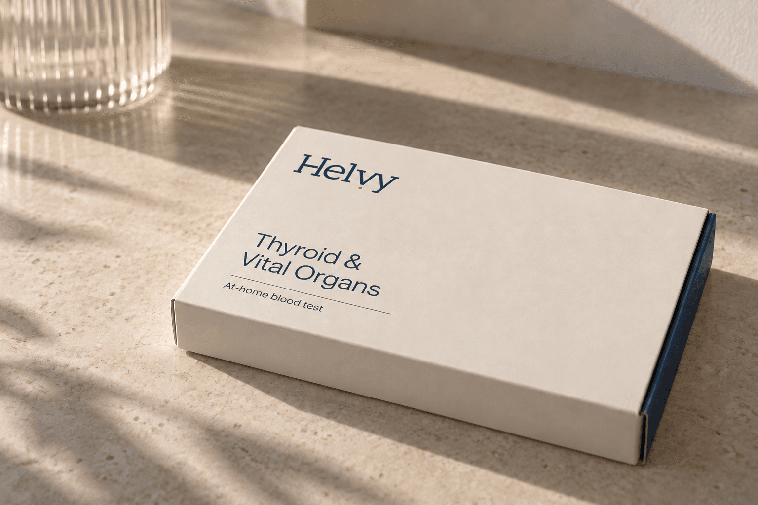 Illustrative Helvy Thyroid & Vital Organs packaging in natural daylight